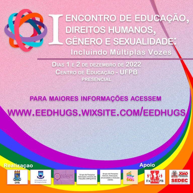 I ENCONTRO DE EDUCAÇÃO, DIREITOS HUMANOS, GÉNERO E SEXUALIDADE